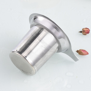 <span class=keywords><strong>Infuseur</strong></span> à thé à feuilles mobiles 18/8 passoire à café en acier inoxydable avec grande capacité pour théières tasse tasse à thé infuser café - Product Image 2