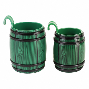 Verres à shot noirs en forme de baril de 25 ml et 50 ml en PC/<span class=keywords><strong>PS</strong></span>/acrylique, personnalisables, pour fêtes et whisky, qualité alimentaire, vente en gros - Product Image 3