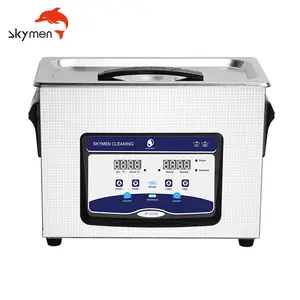 Skymen limpador de unha ultrassônico, produto digital ultra-sônico de 4.5l com som, para unhas de 5l, 38l, clubes de golfe com degás