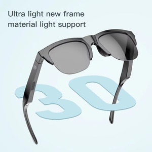 Ultra Light New Design Hot Selling Touch Screen Smart Eye Glasses Privacy Waterproof Translator Dual <b>Speaker</b> for 5.3 - Product Image 1