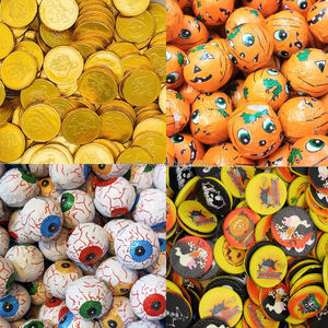 Di alta qualità di cioccolato al latte di Halloween cinese vendite all'ingrosso nuovo interessante forma mista forma solida fabbrica - Product Image 3