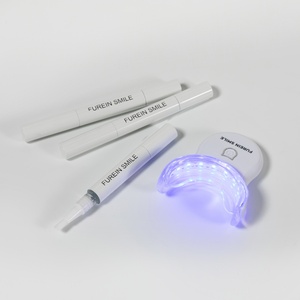 New Private Label Home Dental Teeth Whitening Kit 32 Dual Color LED Lights Professional Wireless Charging <b>Bleaching</b> for Home Use - Product Image 6