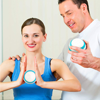 Ensemble de balles de massage en mousse EVA avec logo OEM Grand, moyen, petit pour tous les groupes musculaires Ensemble du bas du dos