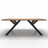 Pieds de table rustiques, décoration de meubles, banc, bureau, pieds de table à manger, forme en T, métal robuste, bricolage, fer, industriel, moderne, acier