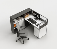 Nouvelle Arrivée Poste de Travail Modulaire Moderne pour Bureau, Cloison de Séparation, Bureau Ergonomique 4, 6 ou 8 Places pour Projets de Bureau