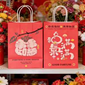 Customized <b>Large</b> Size Fashion Branded <b>Gift</b> Shopping Polo t Shirts Packaging Kraft Paper <b>Bag</b> with Handles - Product Image 1