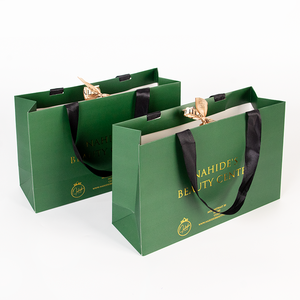 Shopping Boutique Hot Stamping Paper Bag Mini Clothes <strong>Christmas</strong> Party Pink White Luxury <strong>Gift</strong> Custom Paper Bag With Ribbon Handle - Product Image 4