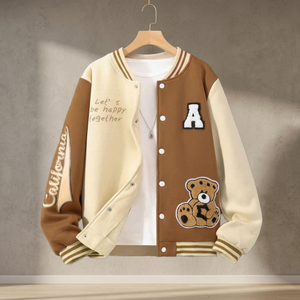 Chaqueta Bomber de Béisbol Varsity Unisex Personalizada al por Mayor, Impermeable, Resistente al Viento, Gruesa para Invierno - Product Image 3