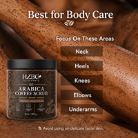 Gommage au café OEM - Gommage corporel exfoliant pour la cellulite et les vergetures, Gommage au café Arabica naturel pour une peau lisse et ferme
