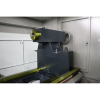 Mesin Bubut CNC Flat Bed Heavy Duty CK61125 3000mm Horizontal untuk Pemutaran Logam, Mesin Bubut CNC Plat Logam Baru Warna Abu-abu