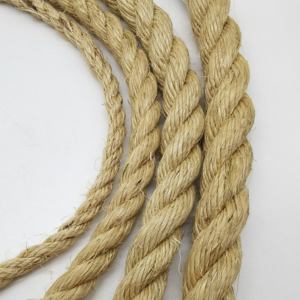 12mm/18mm2 8mm/38mm 3 untai memutar tali serat Sisal alami minyak diperlakukan dengan panjang 220m/gulungan pasokan pabrik - Product Image 6