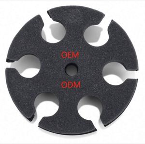 Support de microphone professionnel OEM portable en métal pour 6 micros avec bonnette anti-vent en mousse - Product Image 1