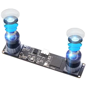 ELP 3D Stereo Usb Camera Module Free Driver 2560x960P 60fps No Distortion Dual Lens Synchronization Webcam For Robot Vision