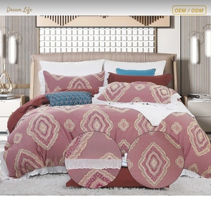 Parure de lit de luxe unie avec motifs brodés découpés, en stock et en gros, <span class=keywords><strong>housse</strong></span> de <span class=keywords><strong>couette</strong></span> 6 pièces, personnalisation OEM - Product Image 3