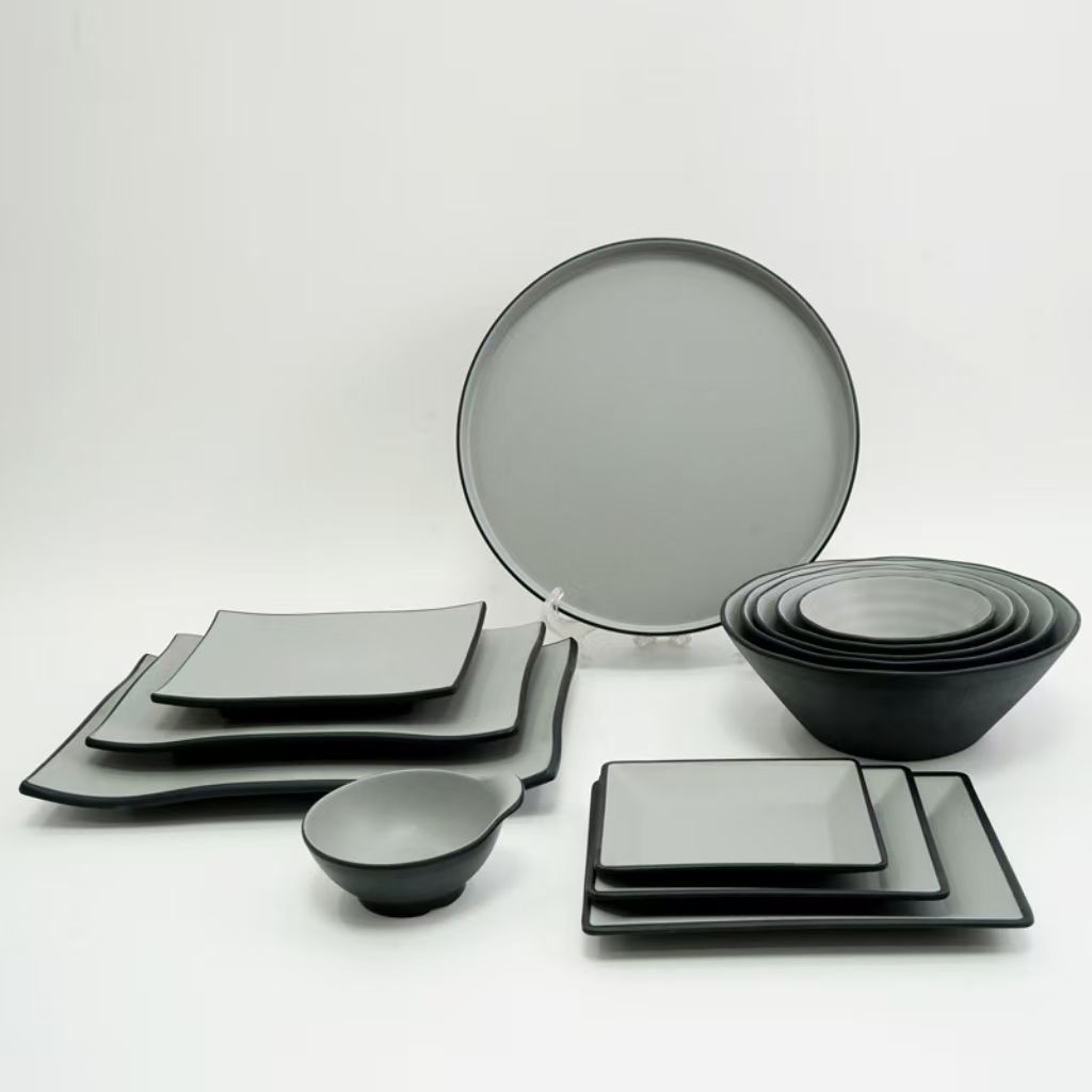 Wholesale Solid Color Melamine Plates for Restaurants Home