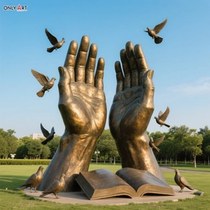 Estatua abstracta <span class=keywords><strong>de</strong></span> latón <span class=keywords><strong>de</strong></span> metal fundido a mano, moderna y grande personalizada, escultura <span class=keywords><strong>de</strong></span> bronce <span class=keywords><strong>de</strong></span> mano y Paloma para decoración <span class=keywords><strong>de</strong></span> paisaje <span class=keywords><strong>de</strong></span> parque urbano - Product Image 5