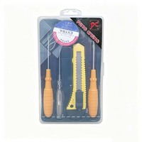 Ensemble d'outils à main A701, Kits d'outils à main, Tournevis, Couteau, Pince, Marteau, Ruban adhésif pour usage quotidien, Produit à 1$, Série 1$ Matériel et outils