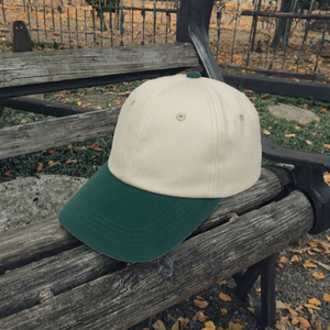 Two Tone 100% Cotton Baseball Cap 6 Panel Fitted Brim Contrast Color Unisex Casual <b>Hat</b> for Adults Spring <b>Summer</b> Wear - Product Image 3