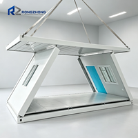 Maison conteneur pliable multifonctionnelle, installation facile, combinaison flexible