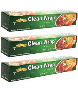 พลาสติกห่ออาหารเกรดใ<span class=keywords><strong>ส</strong></span> saran 12นิ้ว300ฟุตม้วน BPA ไมโครเวฟปลอดภัยครัวอาหาร saran ห่อ - Product Image 4