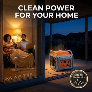 Generador Portátil de Gasolina de 3kW y 15L con Tecnología Estable, 95% de Eficiencia, 4 Tiempos, Refrigerado por Aire, Ligero para Uso Doméstico IG-BZK-3kw - Product Image 5