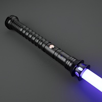 Pedang Laser Logam Nexussabers, Pedang Duel Berat Profesional dengan Suara FX, Kontrol Gerakan, Lightsaber untuk Pesta Halloween, Mainan Cosplay