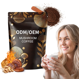 מזון פטריית קפה אבקת רישי צ 'אגה קורדיציפים תמציות ויטמין גבוה ריח/oem זמין תוף ואקום ארוז - Product Image 1