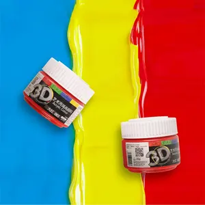 Customized Non-toxic Multi-color 300ml 3D Professional Nail Colored Drawing Acrylic Paint For Artist