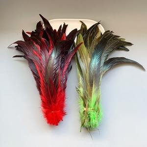 Plumas <span class=keywords><strong>de</strong></span> <span class=keywords><strong>Gallo</strong></span> Coloridas, Rectas <span class=keywords><strong>y</strong></span> Teñidas, <span class=keywords><strong>de</strong></span> 25-30 cm, Plumas <span class=keywords><strong>de</strong></span> Pollo para Decoración <span class=keywords><strong>de</strong></span> Cócteles, Accesorios <span class=keywords><strong>de</strong></span> Vestuario para Espectáculos - Product Image 2