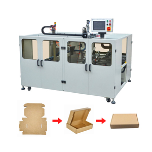 Máquina Formadora de Cajas de Cartón Corrugado, Máquina Plegadora de Cajas Tipo Avión, Máquina para Hacer Cajas de Pizza - Product Image 1