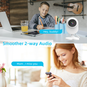 La mejor venta de monitoreo de temperatura inalámbrico integrado en canciones de cuna Audio bidireccional Wifi Monitores para bebés con cámara - Product Image 4