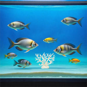 ของตกแต่งตู้<span class=keywords><strong>ปลา</strong></span>ซิลิโคนรูปเขากวางสีชมพู MHC เป็นมิตรกับสิ่งแวดล้อม ปลอดภัยและไม่เป็นพิษ - Product Image 4