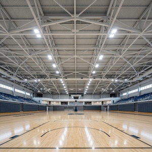 Gimnasio Prefabricado <span class=keywords><strong>de</strong></span> Estructura Metálica Personalizado, Moderno, para Uso Escolar, Público y Comercial, Arena Deportiva Metálica, Pabellón, Estadio - Product Image 6