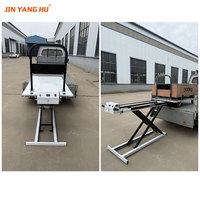 Plateforme élévatrice électrique portable pour le transport de marchandises, capacité de levage de 80 à 120 cm, chariot pour camionnettes et fourgonnettes
