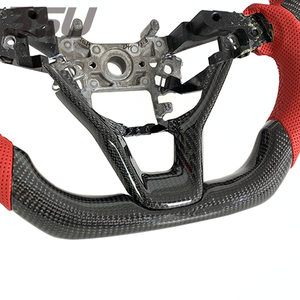 Volante de Fibra de Carbono para <span class=keywords><strong>Honda</strong></span> <span class=keywords><strong>Accord</strong></span> CL9 CR9 10ª Generación 2018 2019 2020 2021 2023, Piezas Automotrices, Estilo Deportivo - Product Image 2