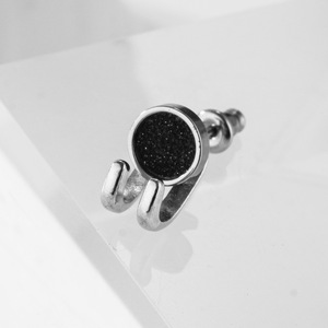 New Design 316 Stainless Steel Hook <b>Stud</b> <b>Earrings</b> | Hypoallergenic Men's Fashion Jewelry - Product Image 4