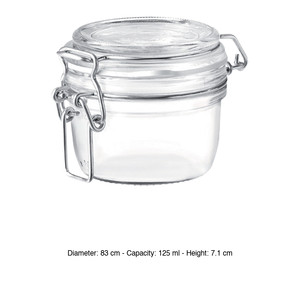 Tarro Hermético Fido 12.5 cl H 7.1 cm Ø 8.3 cm 125 g con Tapa Bormioli Rocco - Product Image 3