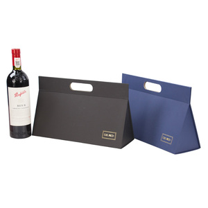 Boîtes d'expédition <span class=keywords><strong>de</strong></span> vin Boîte-<span class=keywords><strong>cadeau</strong></span> portable Boîte <span class=keywords><strong>de</strong></span> papier d'emballage pliante magnétique pour <span class=keywords><strong>bouteille</strong></span> <span class=keywords><strong>de</strong></span> vin <span class=keywords><strong>de</strong></span> whisky - Product Image 4