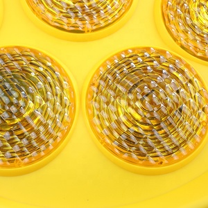 Xách tay Độ sáng cao nhấp nháy blinker đèn hướng dương năng lượng mặt trời Powered cảnh báo giao thông ánh sáng đèn <span class=keywords><strong>flash</strong></span> cho saudi thị trường ả Rập - Product Image 2