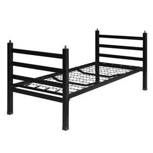 Cama litera doble de metal industrial, estructura de acero estable, muebles para dormitorio - Product Image 4