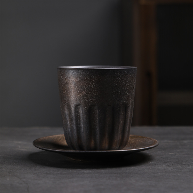 Tasse à café Yunyu 265-c + soucoupe - rouille - 220ml - universelle