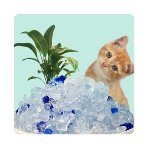 Prezzo di fabbrica fornitore Gel a basso contenuto di polvere irregolare di cristallo di Silicone profumo alla rinfusa Gel di silice <span class=keywords><strong>lettiera</strong></span> per gatti - Product Image 1