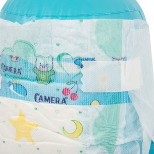 Pañales Desechables Orgánicos para Bebé al Por Mayor, Precio Competitivo OEM, con Absorción Suave y Transpirable, Forma Aliforme, Color Azul, Tallas M/L/XL - Product Image 2