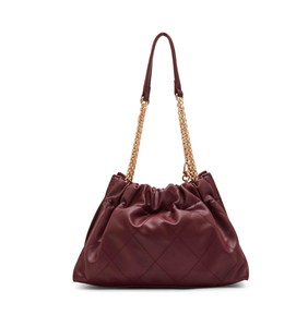 Sac à bandoulière plissé en cuir PU souple, nouveau sac décontracté, avec pendentif en métal, sac à bandoulière avec étiquette, sac pour femme - Product Image 2
