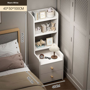 Chevet moderne personnalisable OEM/ODM, écologique, durable, avec plateau en verre organique pour le rangement dans la chambre à coucher et le salon - Product Image 6