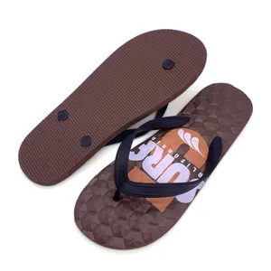 Direto Venda Por Atacado Quente Personalizado De Borracha PE Flip Flops Praia Anti-Slip Homens Flip Flop Chinelo