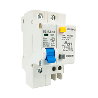 Interruptor de Circuito en Miniatura con Indicador Visible Tipo C para Montaje en Riel DIN, para Control de Energía en el Hogar e Industria