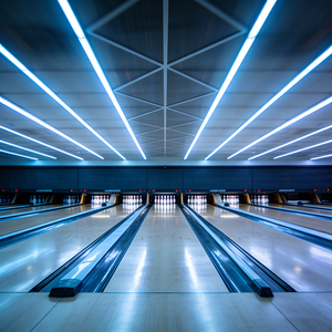 <strong>Indoor</strong> <strong>Recreational</strong> <strong>Sports</strong> Bowling Balls with Duckpin Lanes and Automatic Scoring for Entertainment Venue - Product Image 4