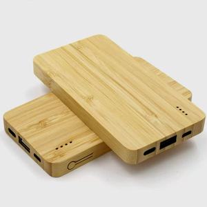 Batterie externe en bois 3000mAh 4000mAh, chargeur mobile portable, batterie Li-Polymère pour l'extérieur - Product Image 1