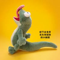 Peluche Sonore Magnétique Transformable : Castor, Planète, Lézard - Jouet de Noël Fait Main Tendance
